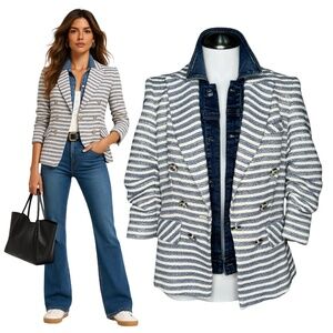 $698 VERONICA BEARD Ryland Dickey Blazer Jacket Sz 2
